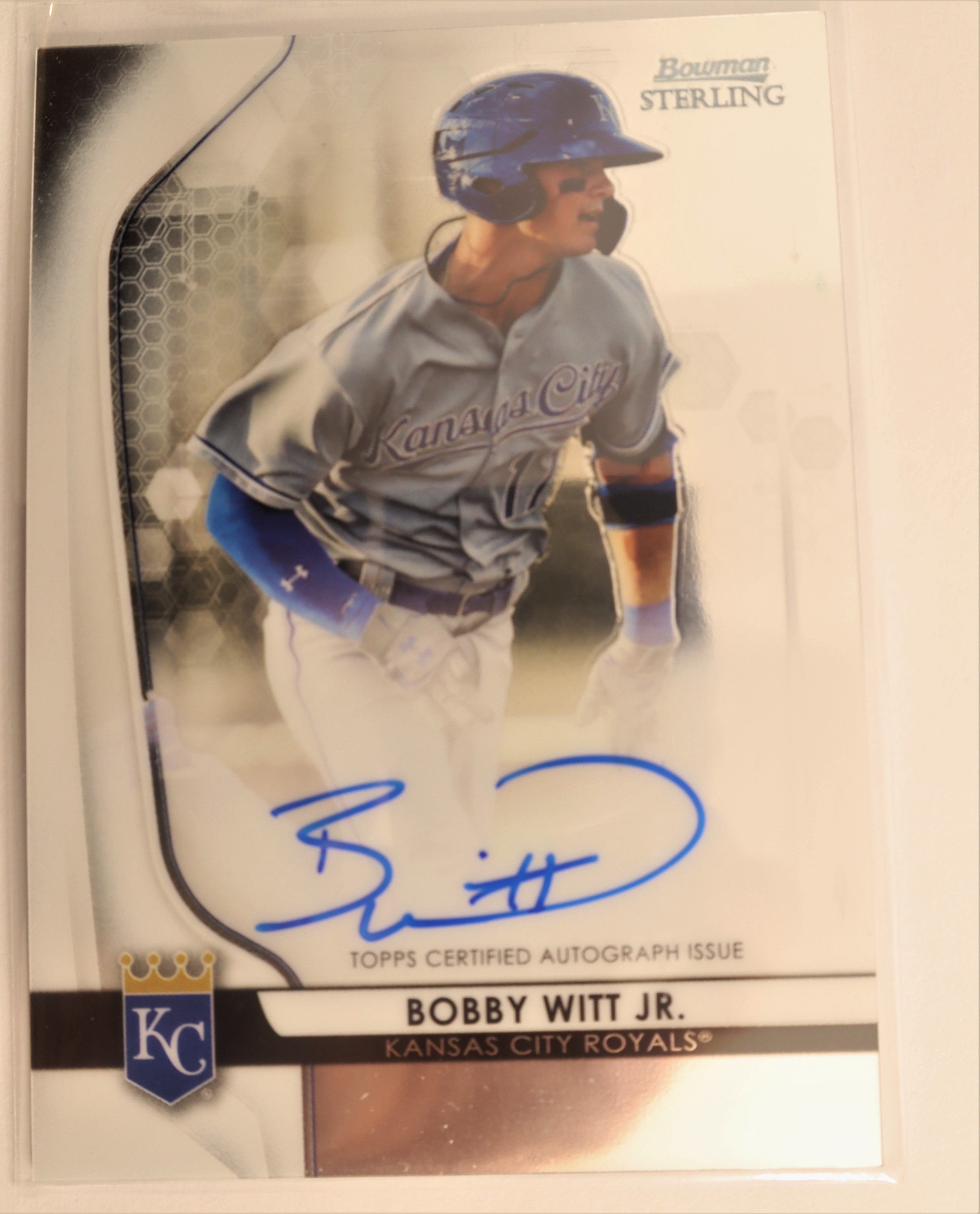 2020 Bowman Sterling Prospect Autographs #BSPABWJ Bobby Witt