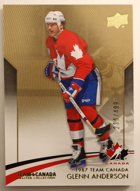 2015-16 Upper Deck Team Canada Master Collection #3 Glenn Anderson 239/499