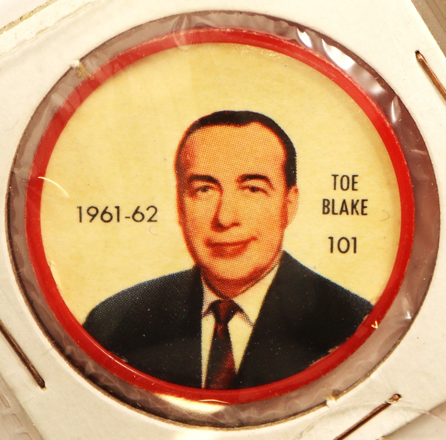 1961-62 Shirriff/Salada Coins #101 Toe Blake CO