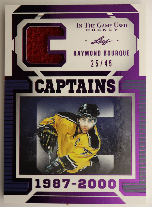 2023 Leaf ITG Used Hockry Captains  C-13 Ray Bourque 25/45