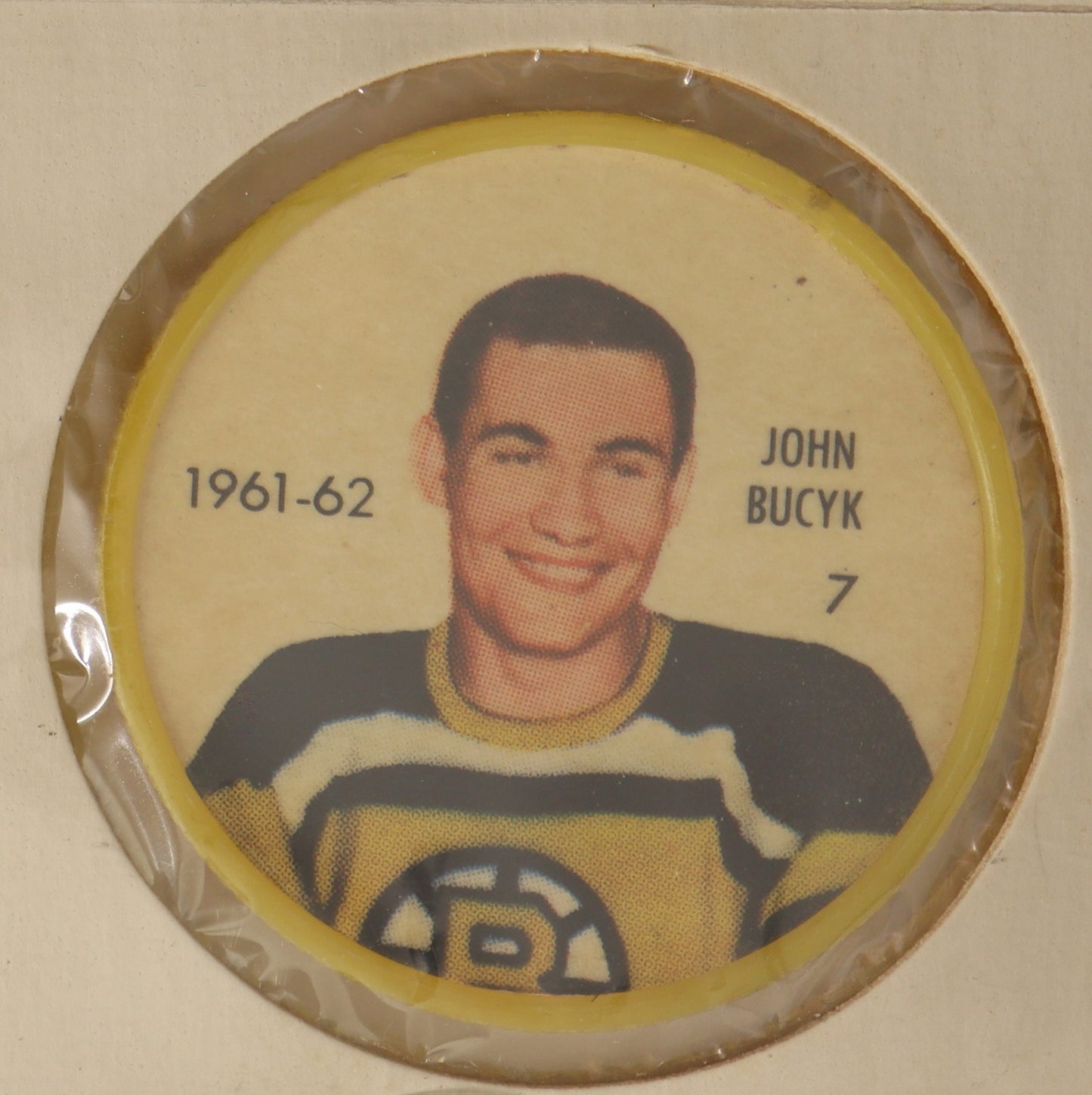 1961-62 Shirriff/Salada Coins #7 Johnny Bucyk