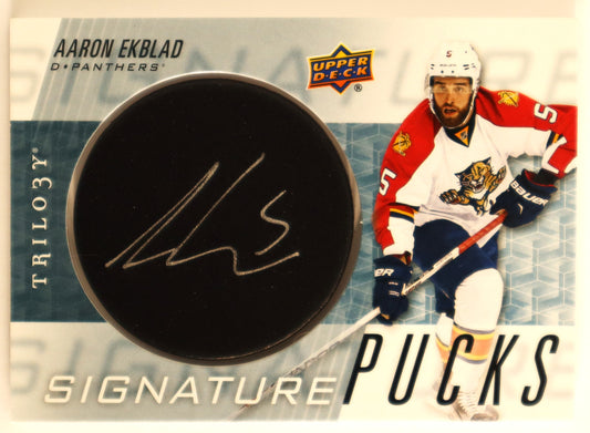 2016-17 Trilogy Dignature Pucks SP-EK Aaron Ekblad