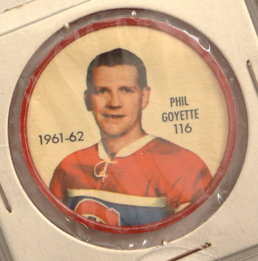 1961-62 Shirriff/Salada Coins #116 Phil Goyette