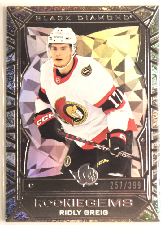 2023-24 Black Diamond Rookie Gems RG-RG Ridly Greig 257/399