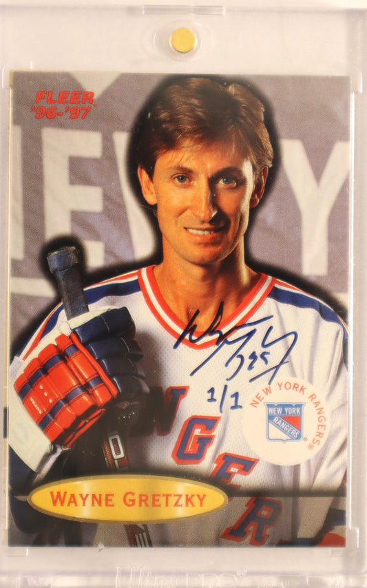 1996-97 Fleer  Buybacks #68 Auto Wayne Gretzky 1/1