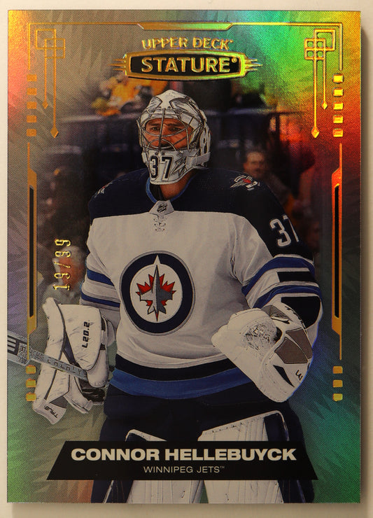 2021-22 Stature #87 Connor Hellebuyck 19/99