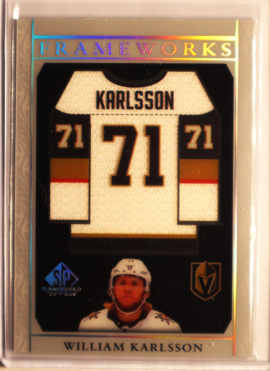 2021-22 SP Game Used Frameworks F-WK William Karlsson