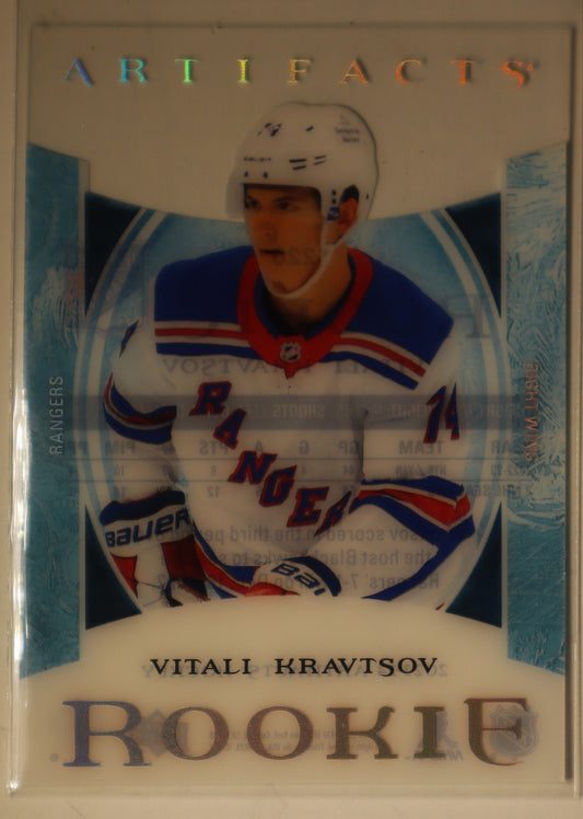 2022-23 Artifacts Update – Clear Cut Rookies 220 Vitali Kravtsov