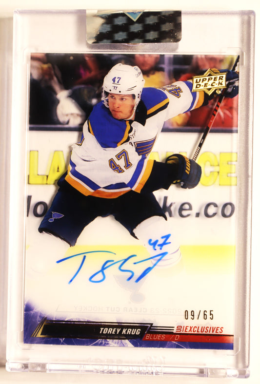 2022-23 Clear Cut Auto Exclusives  CC-TK Tory Krug 09/65