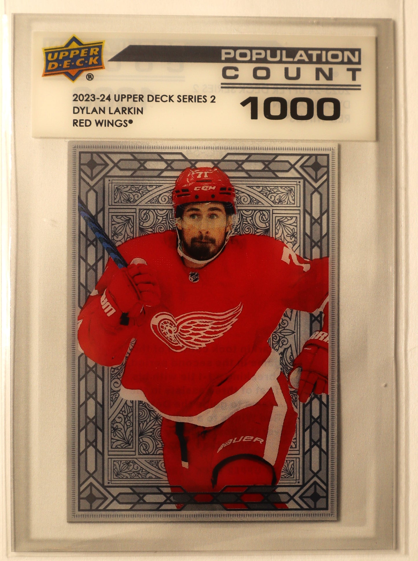 2023-24 UD Series 2 Population Count 1000 PC-54 Dylan Larkin