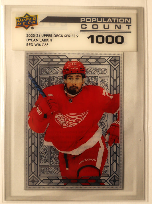 2023-24 UD Series 2 Population Count 1000 PC-54 Dylan Larkin