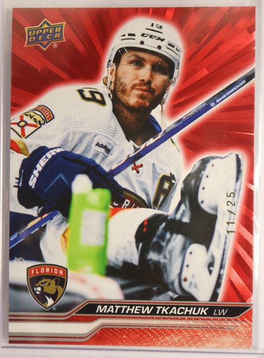 2023-24 Series 2 Red Outburst # 74 Matthew Tkachuk 11/25