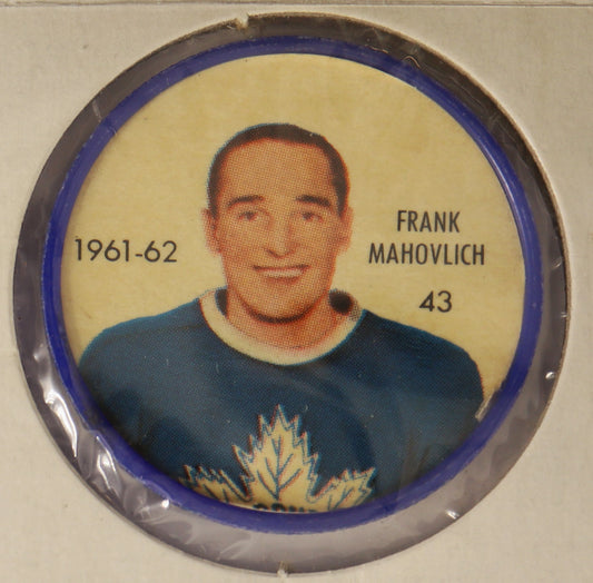 1961-62 Shirriff/Salada Coins #43 Frank Mahovlich