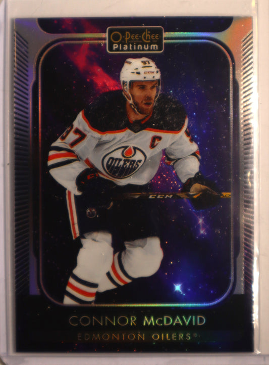 2021-22 O-Pee-Chee Platinum Cosmic #1 Connor McDavid 56/65