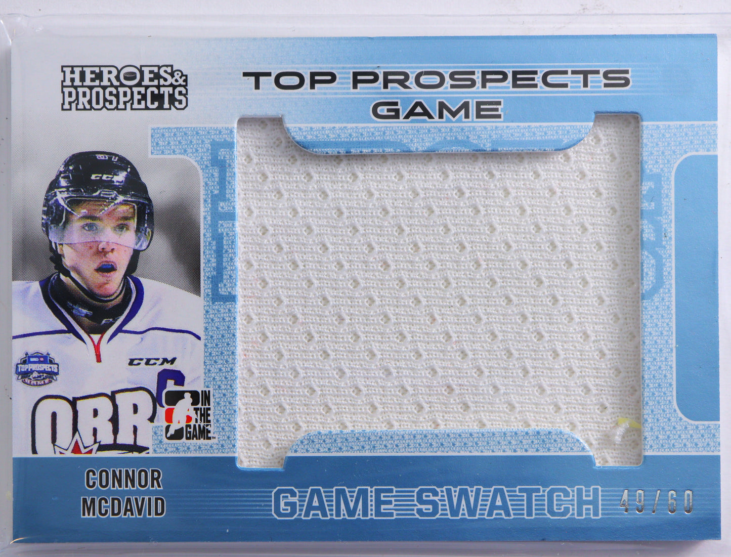 2014-15 ITG Heroes and Prospects Top Prospects Jersey #TPJ02 Connor McDavid 49/60