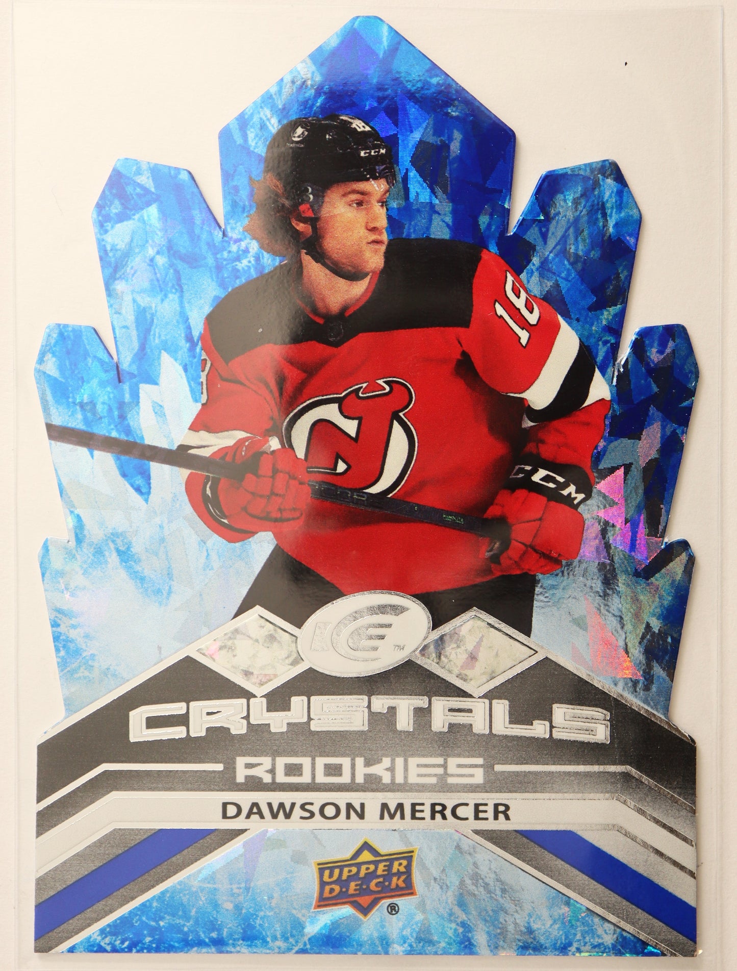 2021-22 UD  ICE Crystals Rookies Dawson Mercer IC-64