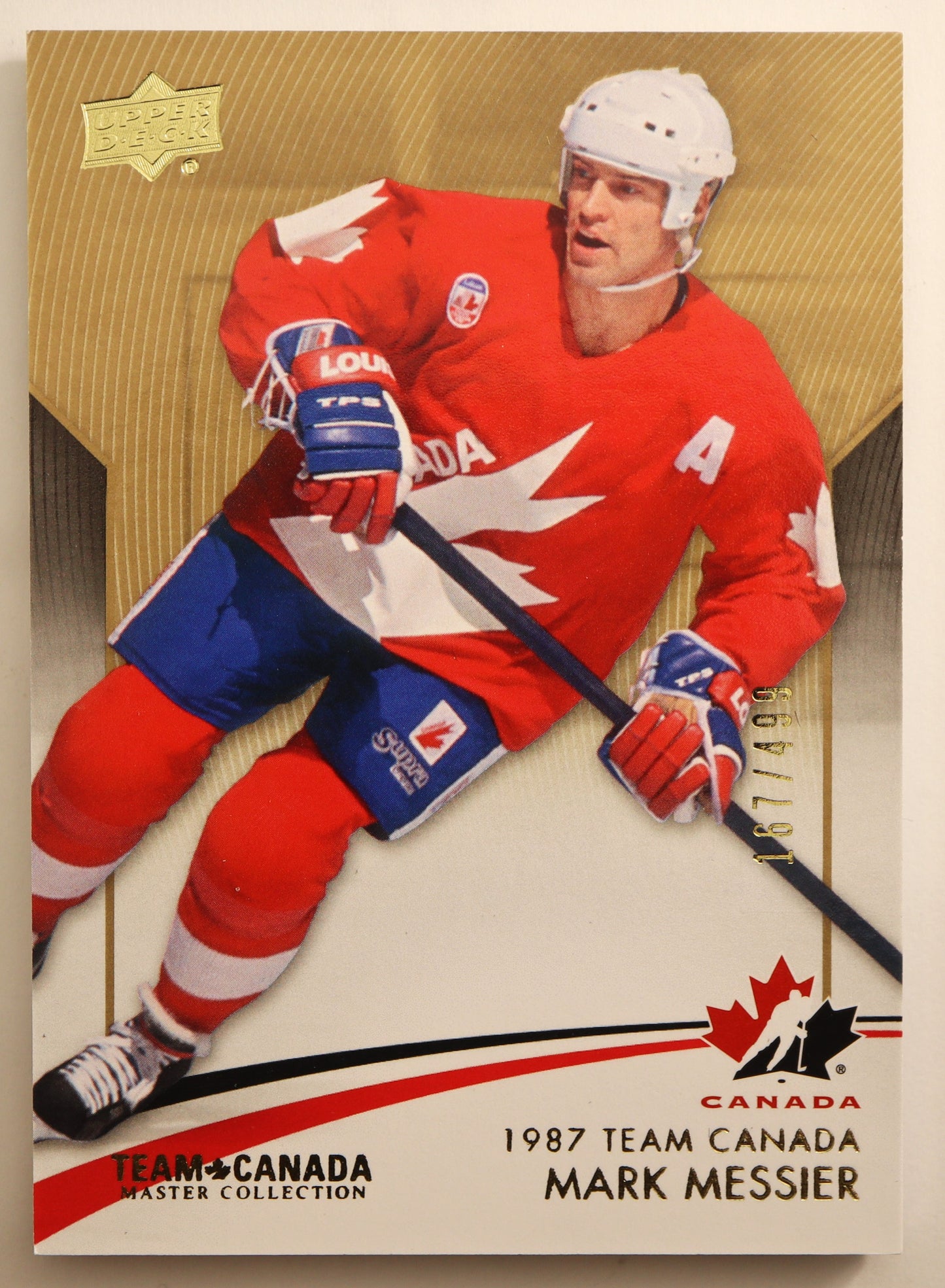 2015-16 Upper Deck Team Canada Master Collection #6 Mark Messier 167/499