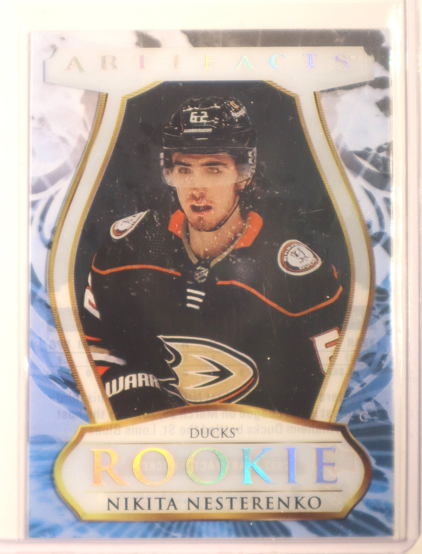 2023 – 24 Artifacts  Rookie  Clear-Cut  CCR – 1 Nikita Nesterenko