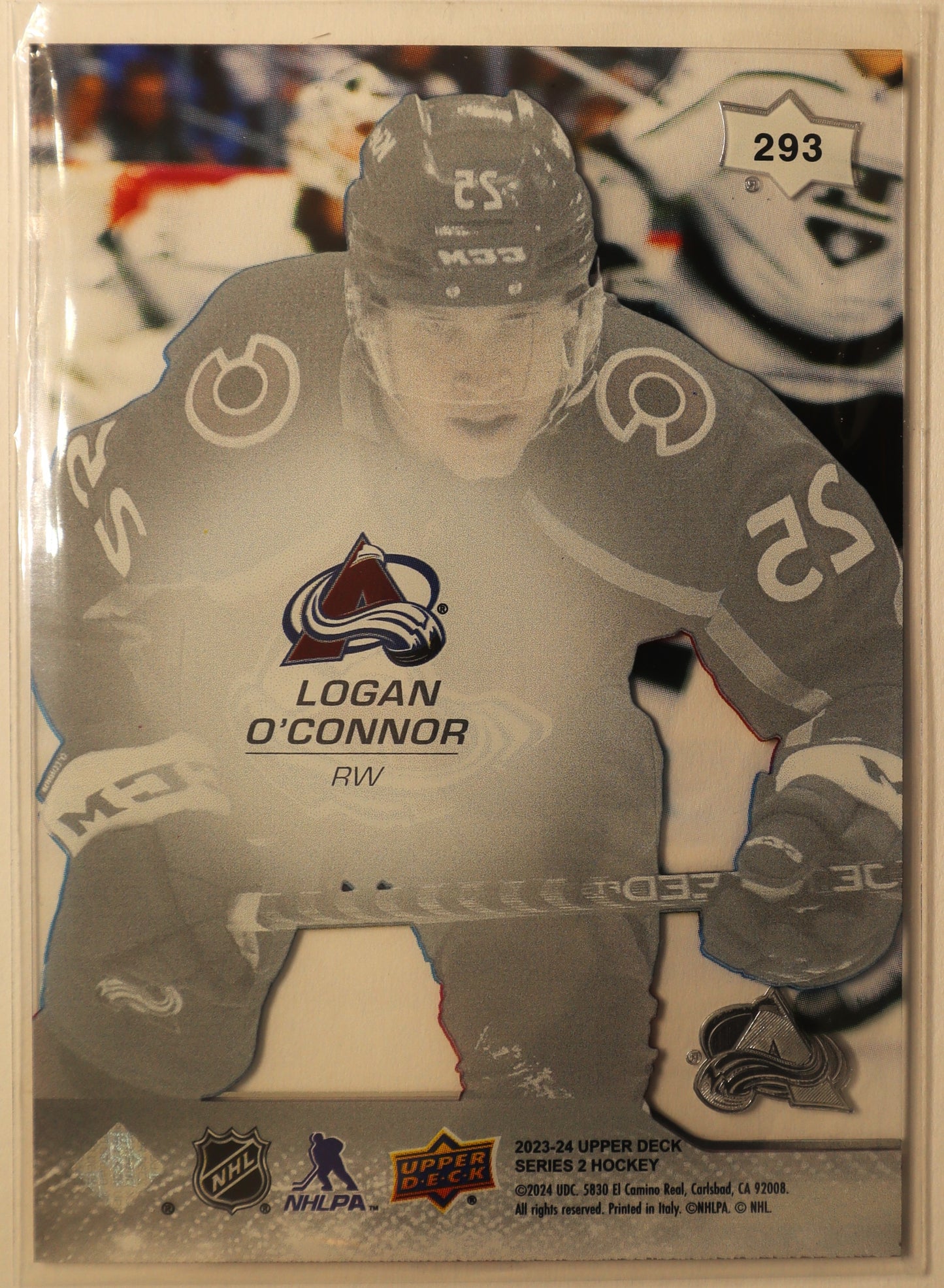 2023-24 UD Series 2 Clear Cut 293 Logan O'Connor