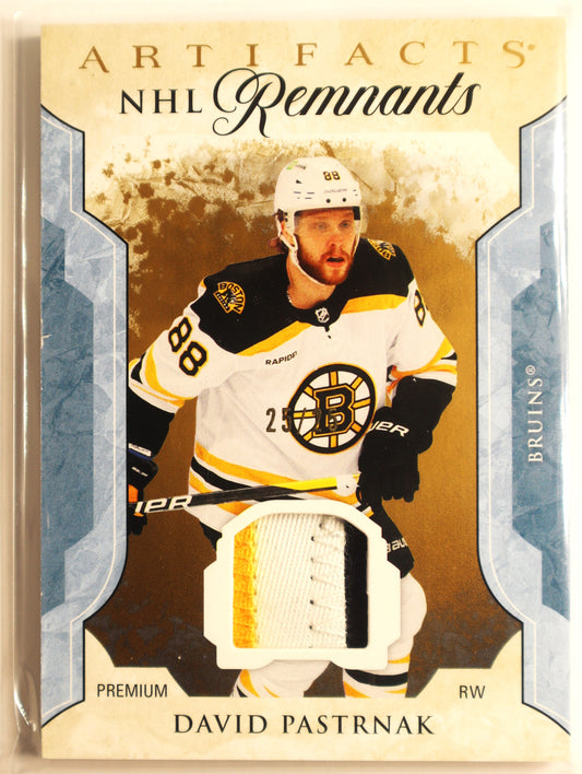 2023-24 Artifacts NHL Remnants NR-DP David Pasrtnak Bruins 25/25