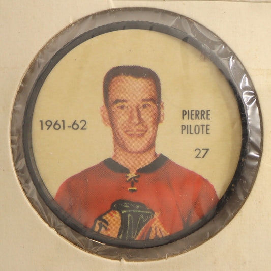 1961-62 Shirriff/Salada Coins #27 Pierre Pilote