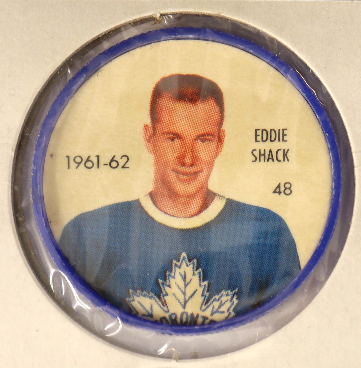 1961-62 Shirriff/Salada Coins #48 Eddie Shack