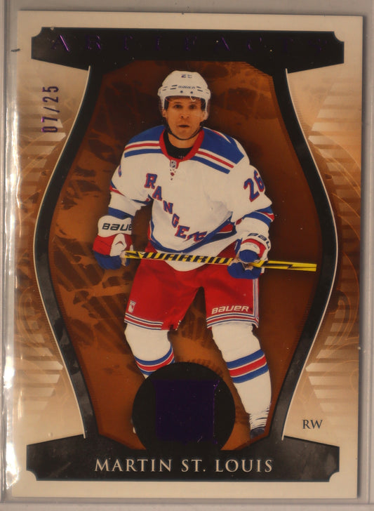 2023-24 Artifacts Purple 157 Martin St. Louis 07/25