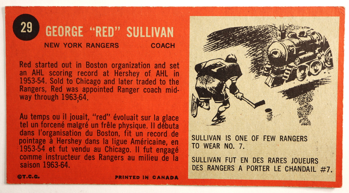 1964-65 Topps #29 George Sullivan