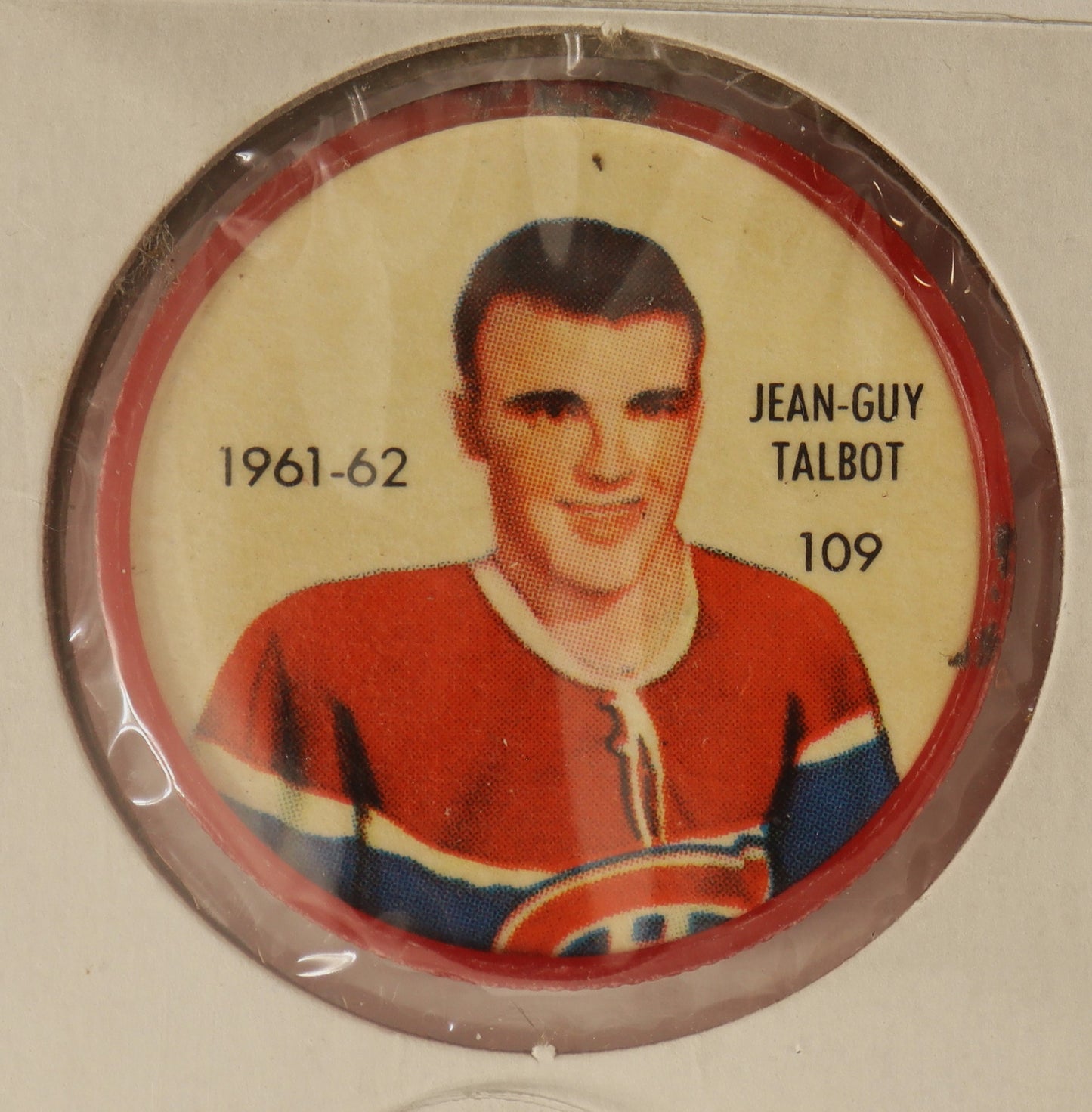 1961-62 Shirriff/Salada Coins #109 Jean-Guy Talbot