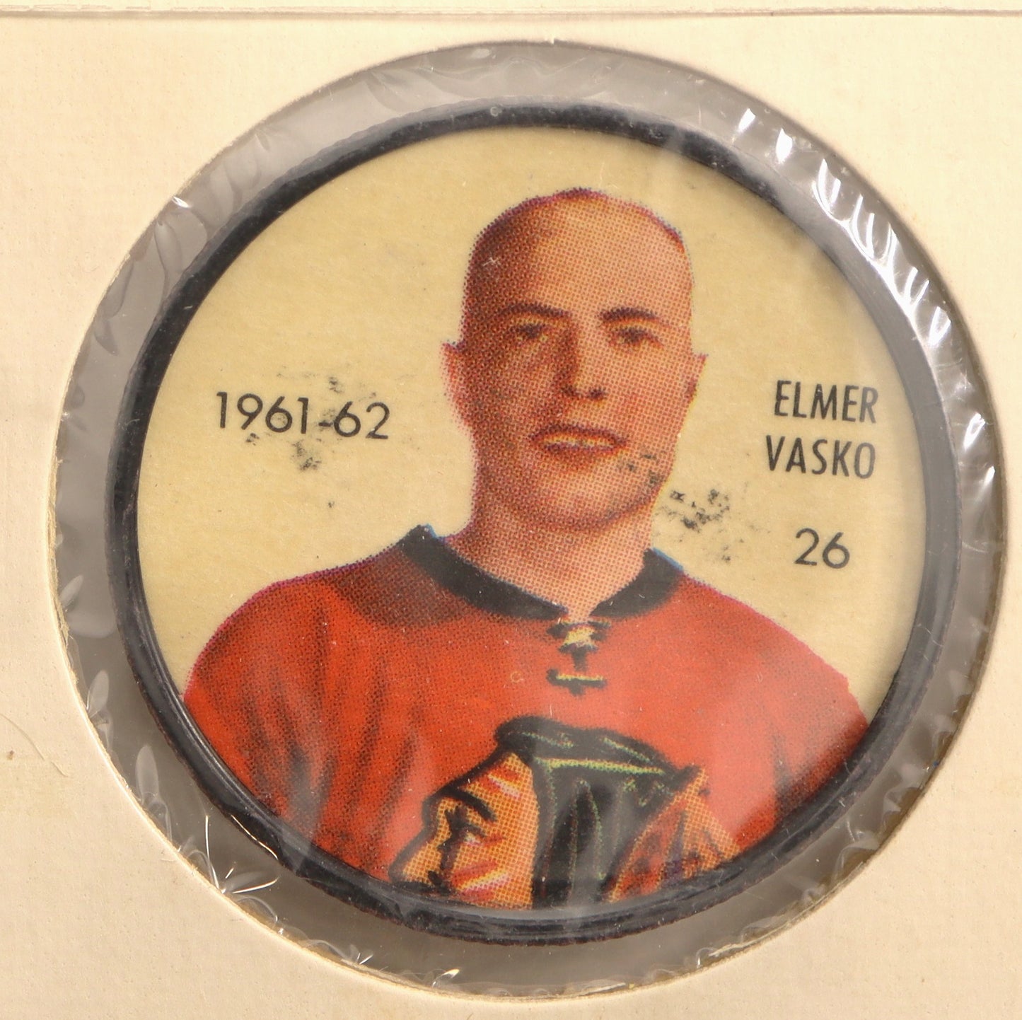 1961-62 Shirriff/Salada Coins #26 Elmer Vasko