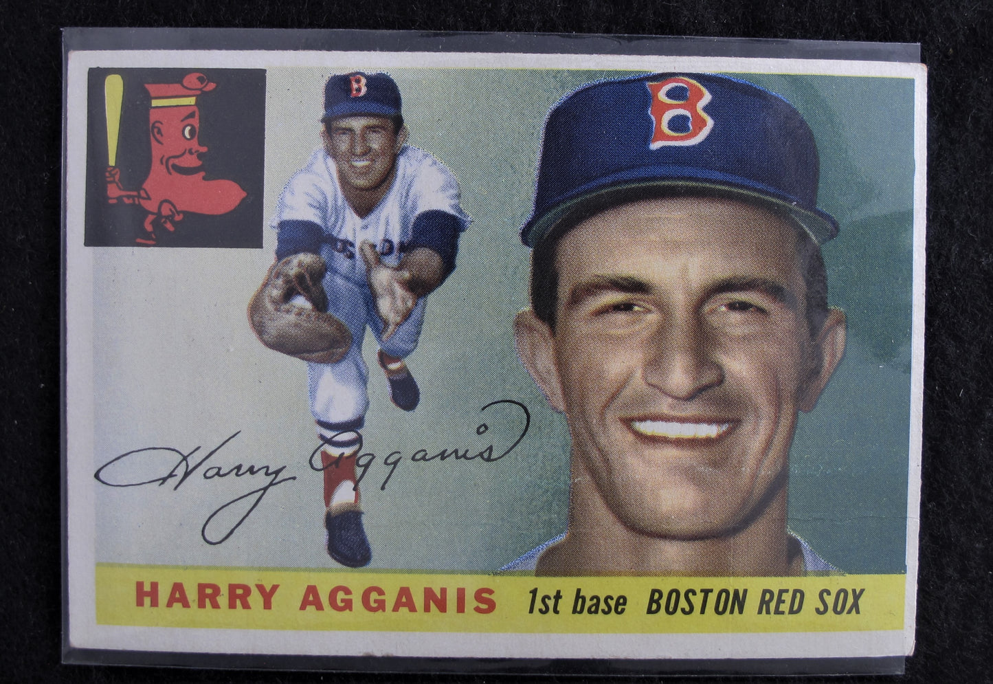 1955 Topps #152 Harry Agganis Rookie Card