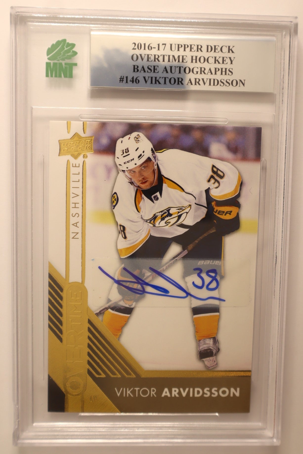 2016-17 Upper Deck Overtime Autographs #146 Viktor Arvidsson