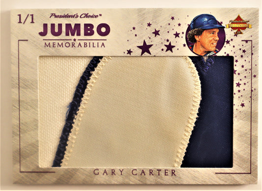 2021 President's Choice Jumbo Memorabilia Gary Carter Expos 1/1