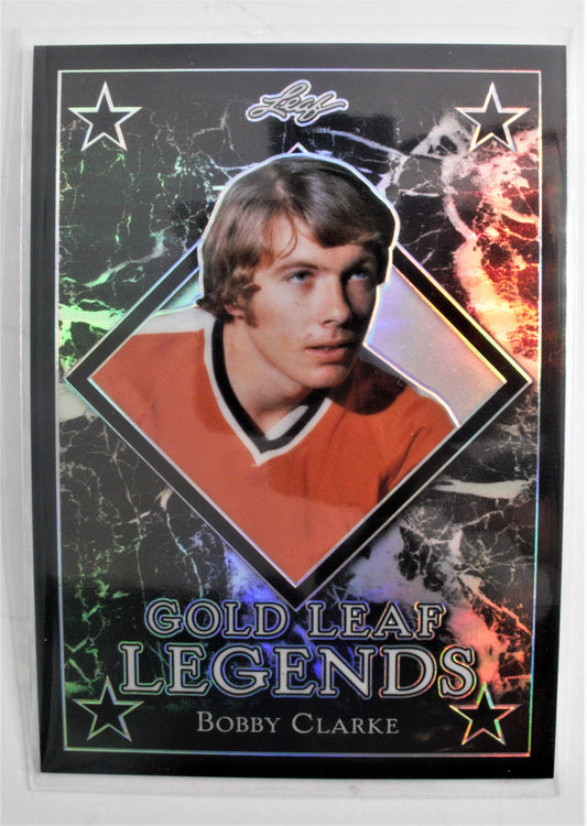 2017-18 Leaf Gold Leaf Legends Black #GLL01 Bobby Clarke 2/3