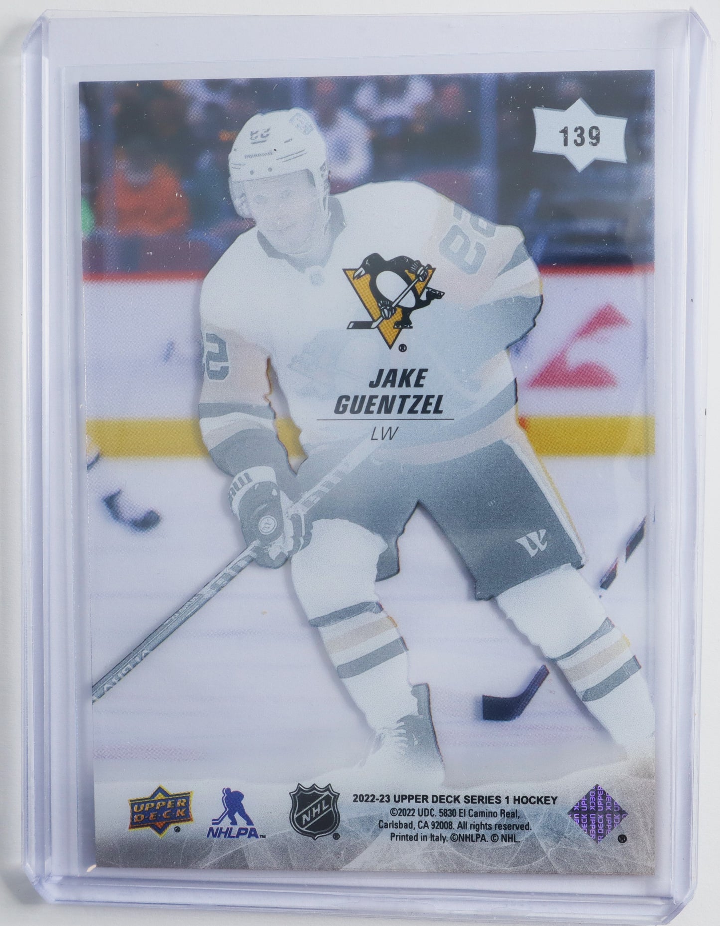 2022-23 UD Series Clear Cut #139 jake Guentzel