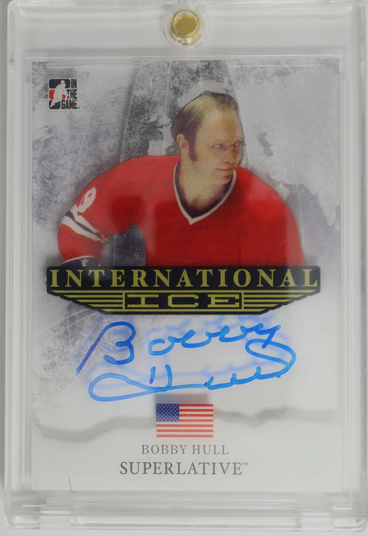 2015-16 ITG Superlative International Ice Autographs #IIBH1 Bobby Hull