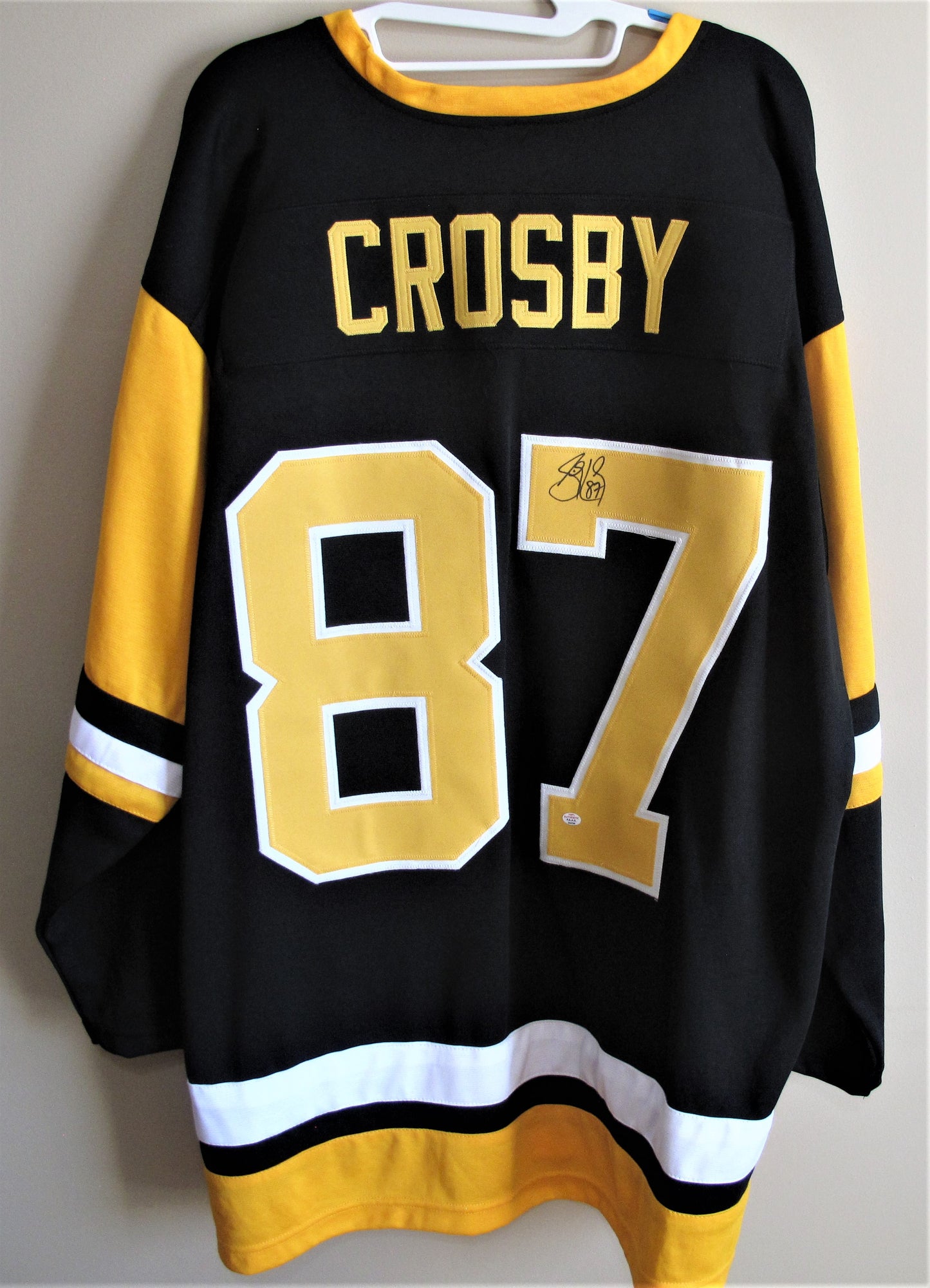 Sidney Crosby Pittsburgh Penguins Replica  Autographed Jersey XL