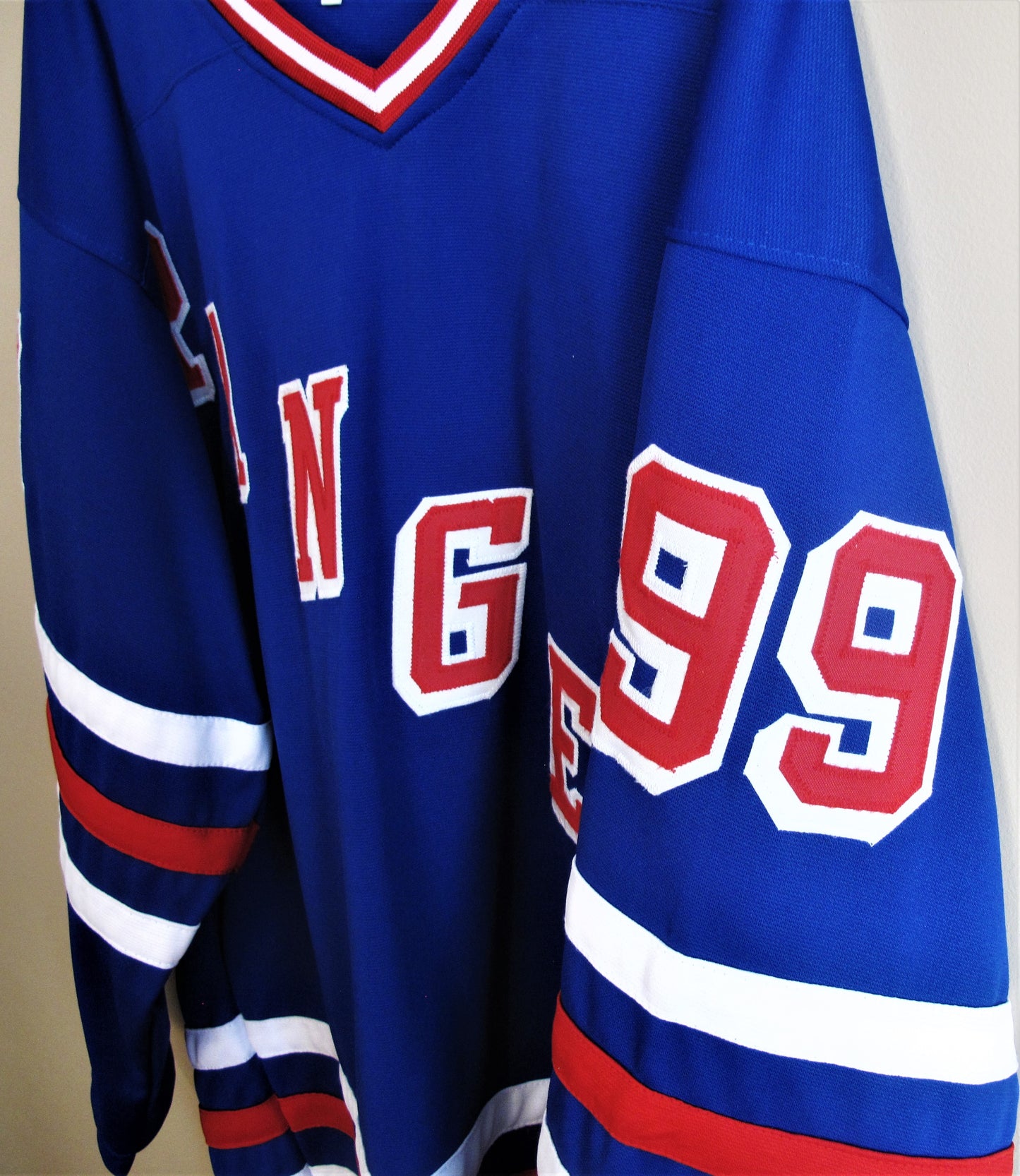 Wayne Gretzky Replica Autographed NY Rngers Jersey XL