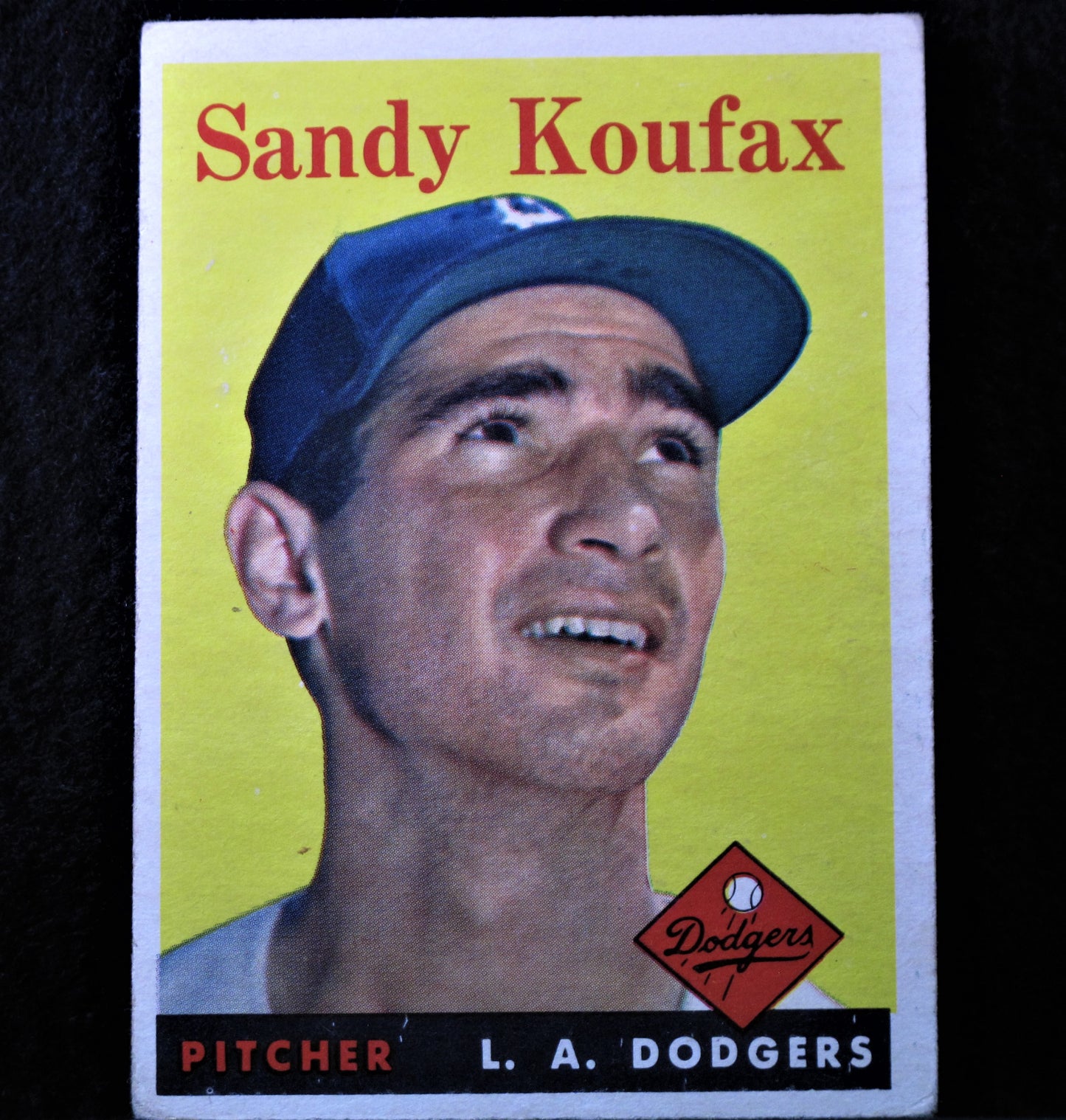 1958 Topps #187 Sandy Koufax