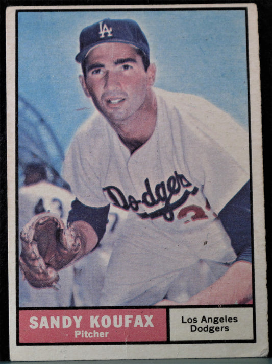 1961 Topps #344 Sandy Koufax