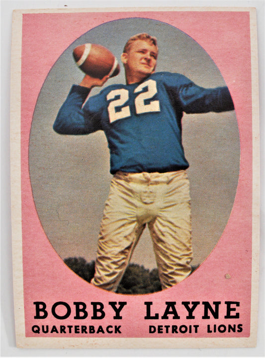 1958 Topps #2 Bobby Layne