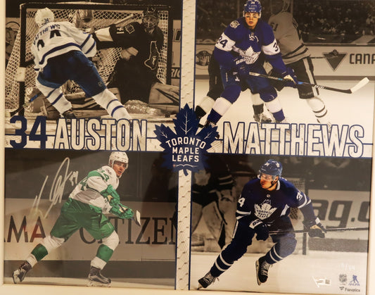 Auston Matthews Fanatics Auto 16 x 20 Custom Collage Photo 18/34