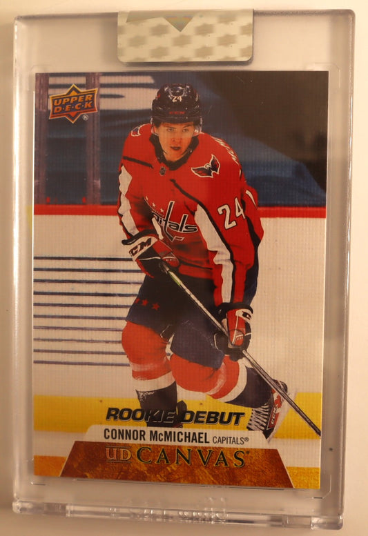 2020-21UD Clear Cut Rookie Debut Connor McMichael CD-CM