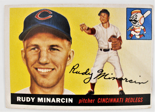 1955 Topps #174 Rudy Minarcin Rookie Card