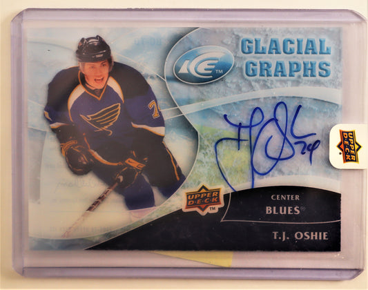 2009-10 Upper Deck Ice Glacial Graphs #GG-TO T.J. Oshie