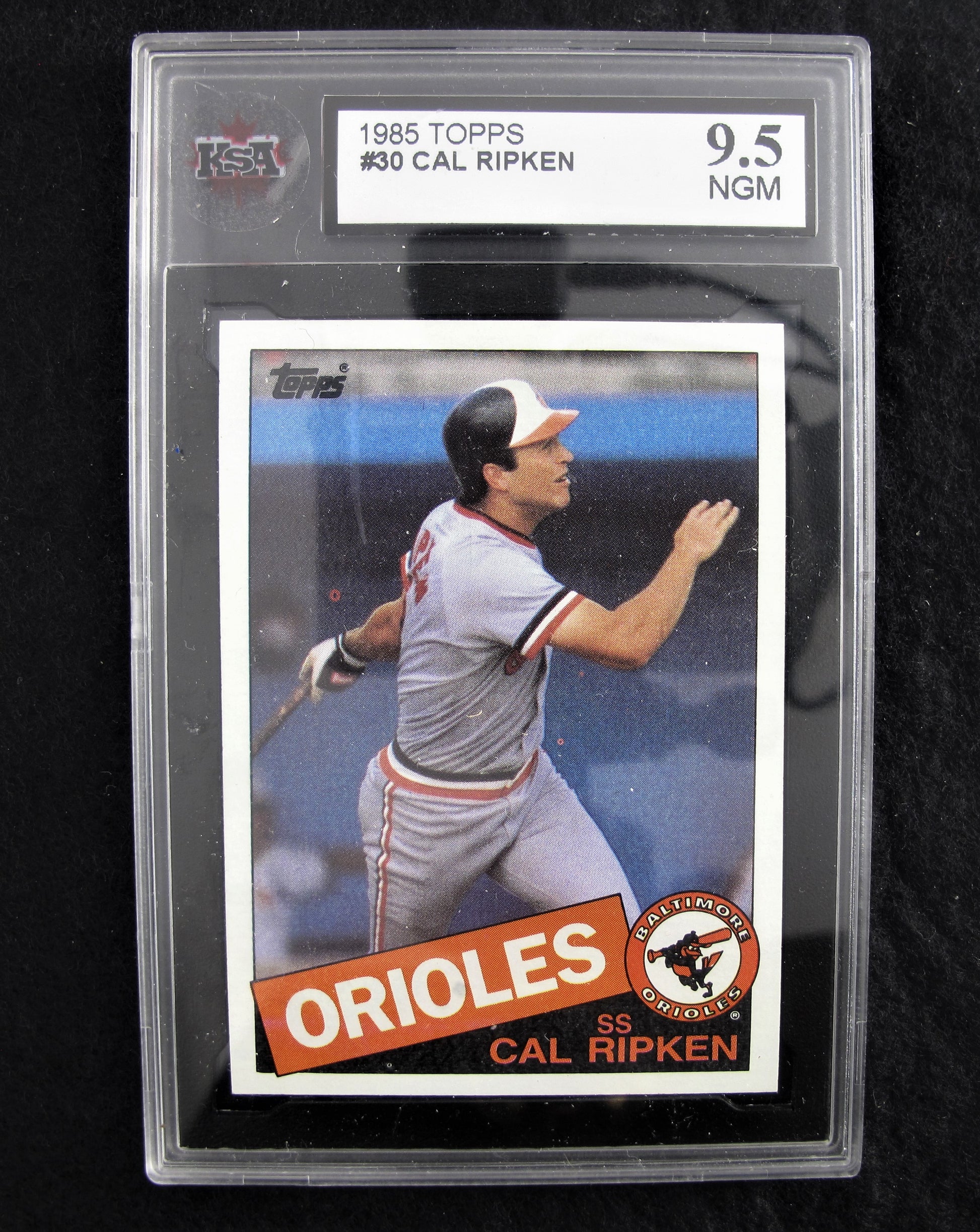 Cal Ripken 1985 Topps #30 Grade 9.5 Front view