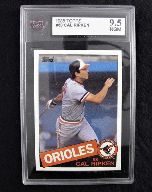 Cal Ripken 1985 Topps #30 Grade 9.5 Front view