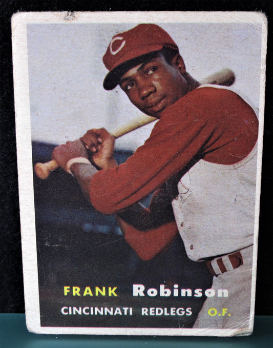 1957 Topps #35 Frank Robinson Rookie Card